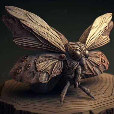 3D model Manduca albiplaga (STL)